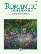 Romantic Impressions piano sheet music cover